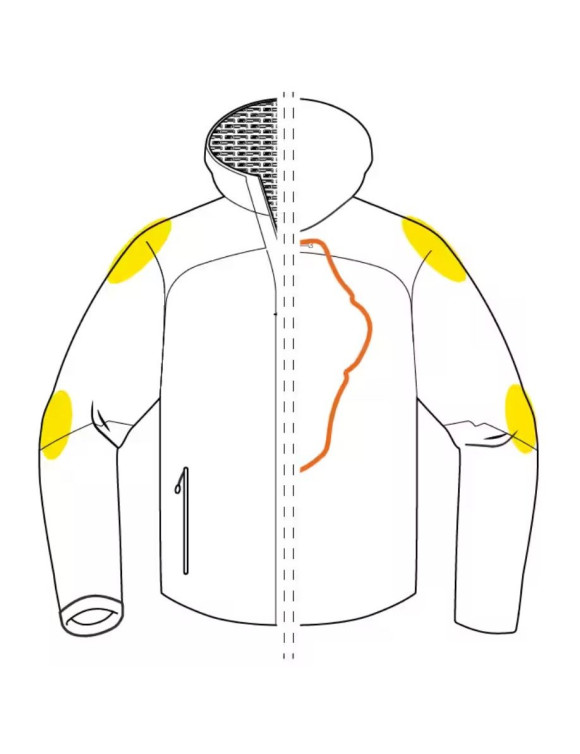Veste de moto d'origine Ducati SCR62 Milestone pour hommes 98107754 - 5