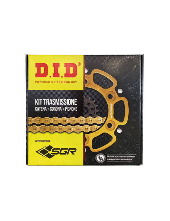 116 Chain Kit + Z44 Sprocket + Z14 Sprocket, DID 525VX3 for BENELLI TRK 502X ABS E4-E5