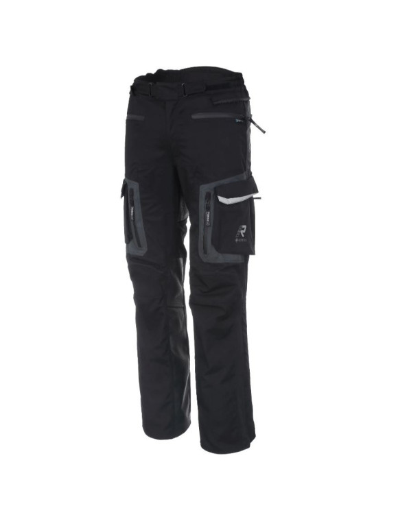 Pantalon moto Rukka Rimo-R TRS noir/gris pour homme 570231747R929
