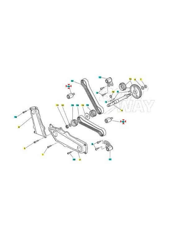 Prétensionneurs ventes Ducati Monster 45120211A - 2