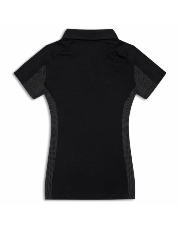 Polo de mujer original Ducati Reflex Attitude 2.0 negro 98770556 - 2