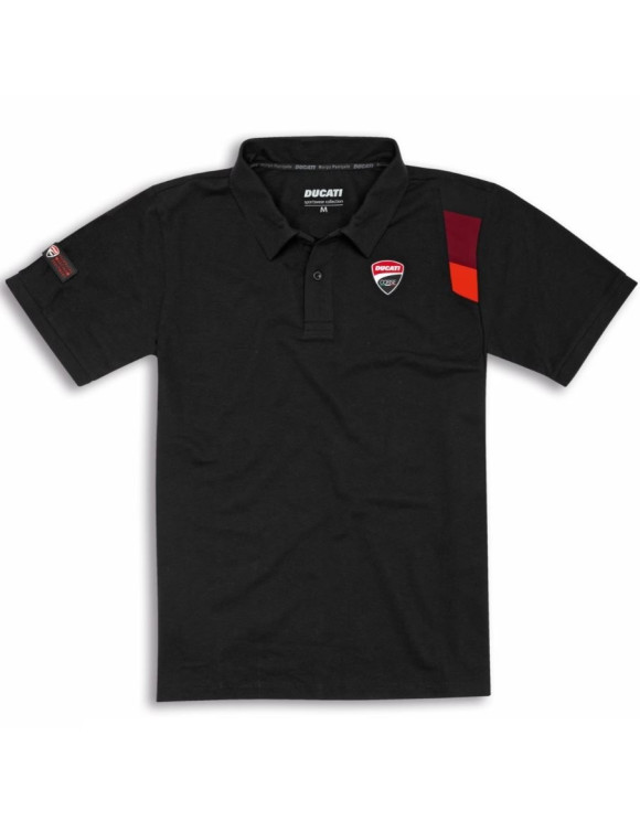 Original Ducati DC Sport Men's Polo T-Shirt Black 98770536