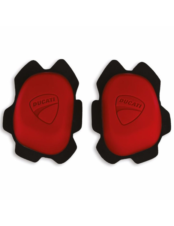 Coppia Slider Pantaloni/Tuta Originale Ducati V2 Red 981033275