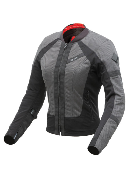 Touring T.ur Atlas Lady Gray Women's Summer Motorcycle Jacket 1401990