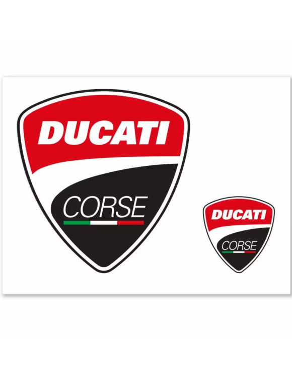 Autocollant d'origine Ducati Corse 987700758