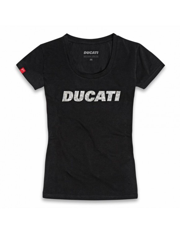 T-Shirt Femme Original Ducati Ducatiana 2.0 Noir 98770191