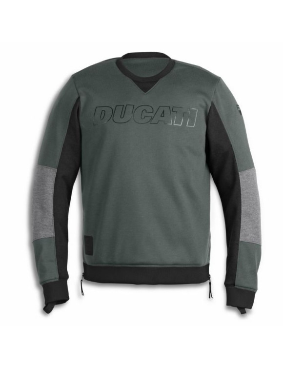 Original Ducati City Grey Herren-Motorrad-Sweatshirt 98108539 - 1