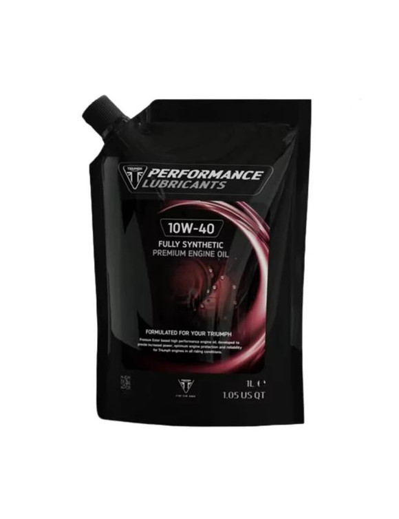 Triumph - Olio Motore Lubrificante Fully Synthetic 10W-40 (API SN, JASO MA2) 1 Litro