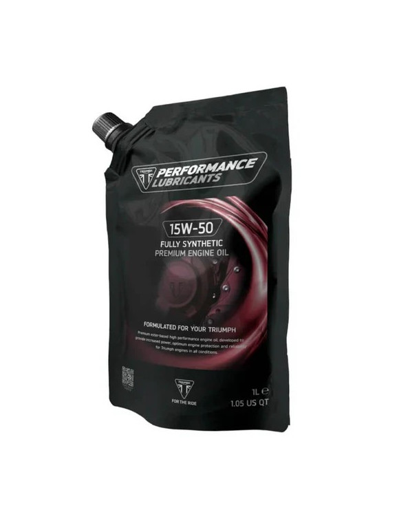 Triumph - Fully Synthetic Lubricating Engine Oil 15W-50 (API SN, JASO MA2) 1 Liter