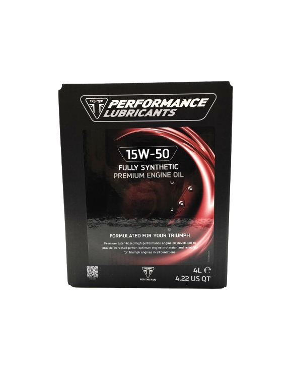 Triumph - Lubricating Oil 15W-50 Fully Synthetic, 4 Liters - PLFS23004-1555