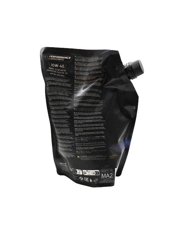 Triumph - Lubricating Oil 10W-40 Part Synthetic, 1 Liter - PLSS23001-1040