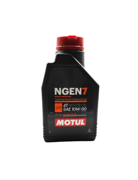 10W50 Engine Oil for 4T Motorcycles, 1L - Motul NGEN 7 Sport / Adventure