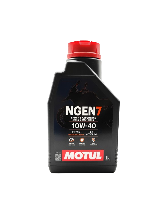 4T Engine Oil 10W-40, 1L, Motorcycle - Motul NGEN7 Sport / Adventure / Road / Off-Road