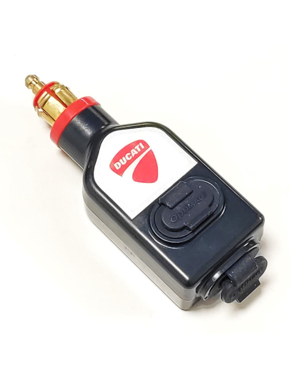 Adaptador USB doble, 96681101AA, Ducati Multistrada v2-v4-950-1200-1260 - 2 Adaptador USB doble, 96681101AA, Ducati Multistrada v2-v4-950-1200-1260 - 2