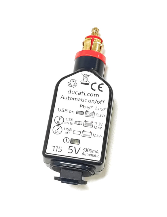Dual-USB-Adapter, 96681101AA, Ducati Multistrada v2-v4-950-1200-1260 - 6 Dual-USB-Adapter, 96681101AA, Ducati Multistrada v2-v4-950-1200-1260 - 6