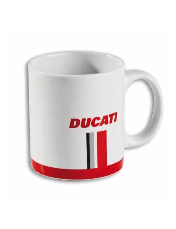 Tazza in Ceramica Originale Ducati Line White/Red 987705200 - 1