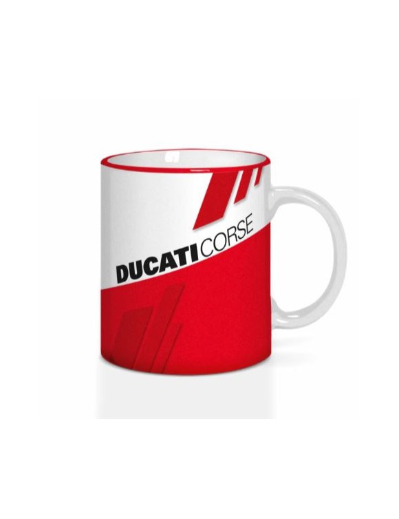 Tasse en céramique blanche/rouge Ducati Corse Speed ​​​​originale 987705205 - 1