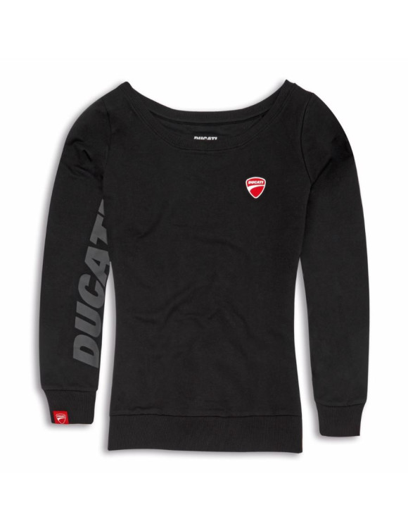 Original Ducati Logo Black Women's Sweatshirt 98770561