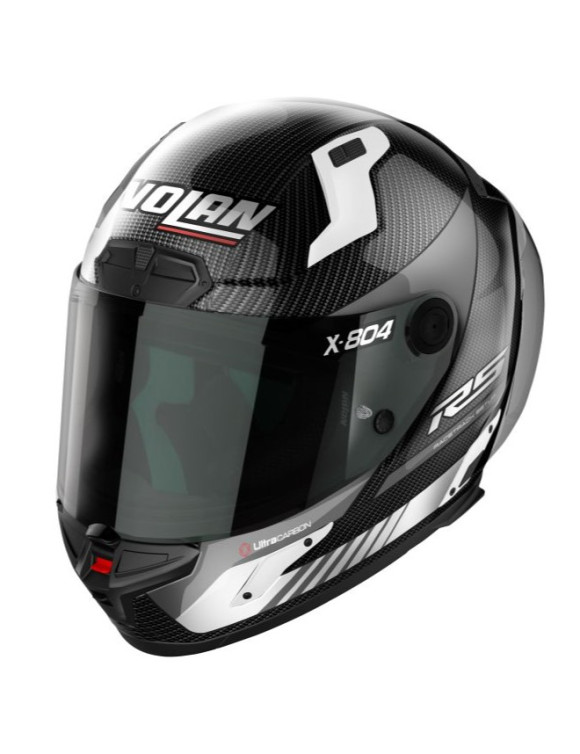 X-Lite X-804 RS Ultra Carbon Hot Lap Carbon White Glossy Full Face Motorcycle Helmet X84000482012