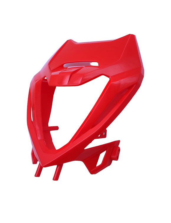 Red Front Shield Mask - Beta MOTARD RR 125 4T T / ENDURO RR 125 4T T