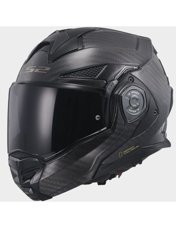 Modular Motorcycle Helmet LS2 FF901 Advant-X Carbon Glossy 569017099