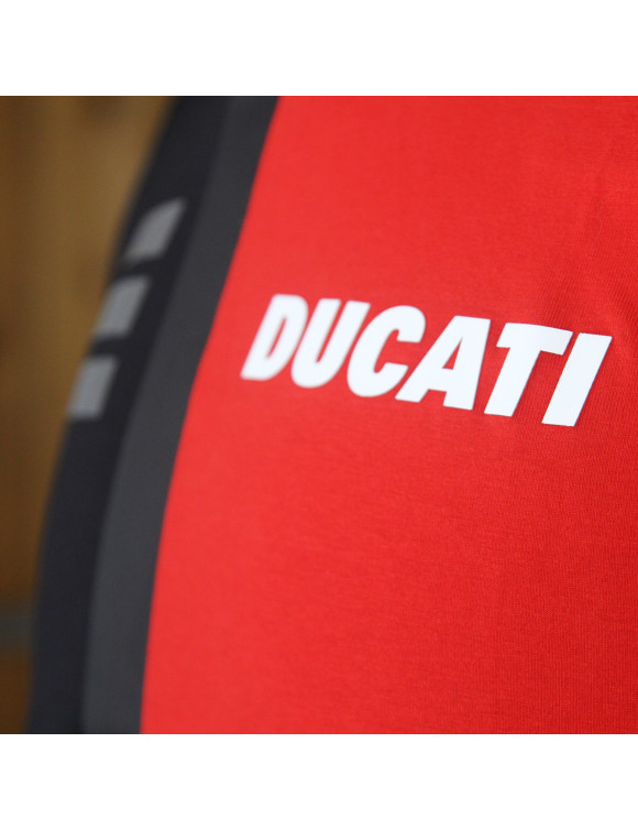 T-Shirt da Donna Originale Ducati Explorer Lady Black/Red 98770958 - 2