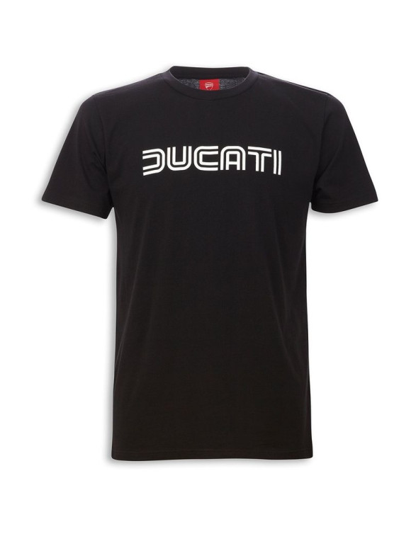 Original Ducati Graphic Ducatiana 80S Black Men's T-Shirt 98768682