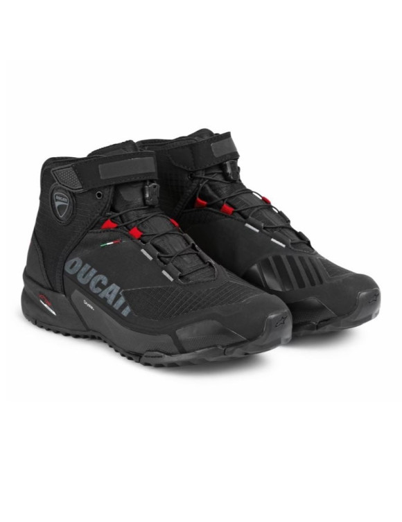 Original Ducati City Black Men's Motorcycle Sneakers Shoes 981087