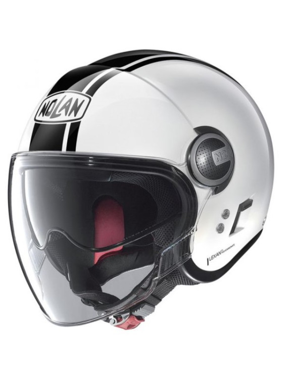 Nolan N21 Visor Dolce Vita 94 Glossy Jet Motorcycle Helmet N2Y000589094