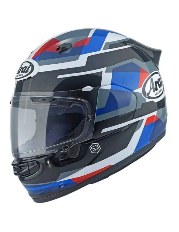 Arai Quantic Abstract Blue Glossy Full-Face Motorcycle HelmetAR3115AB