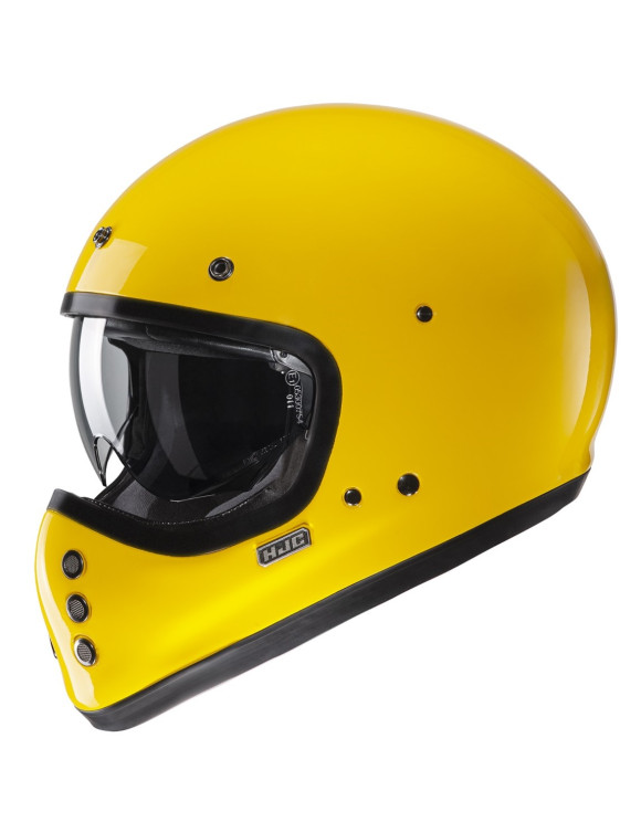 HJC V60 Deep Yellow Glossy Full Face Motorcycle Helmet 174321