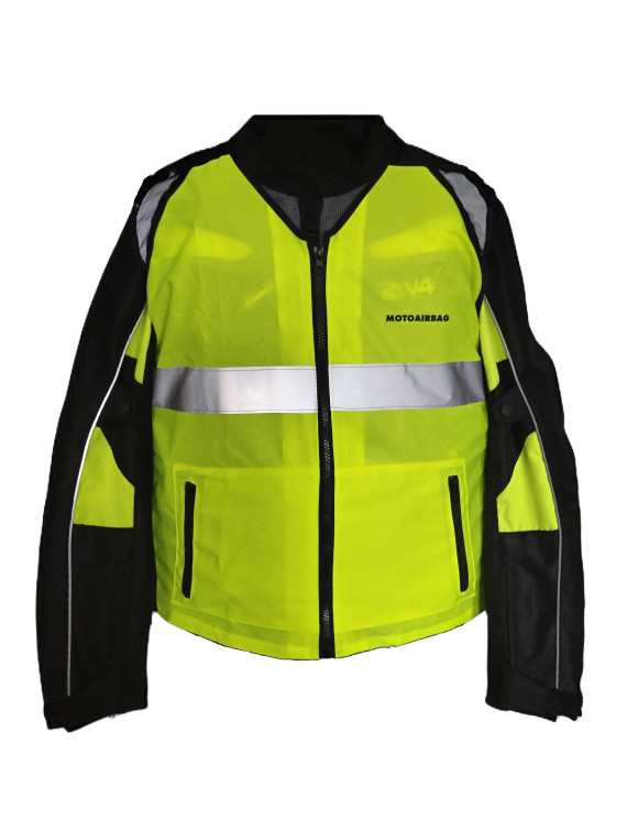 Unisex High Visibility Motoairbag Vest Cover Fluo MAB D4223