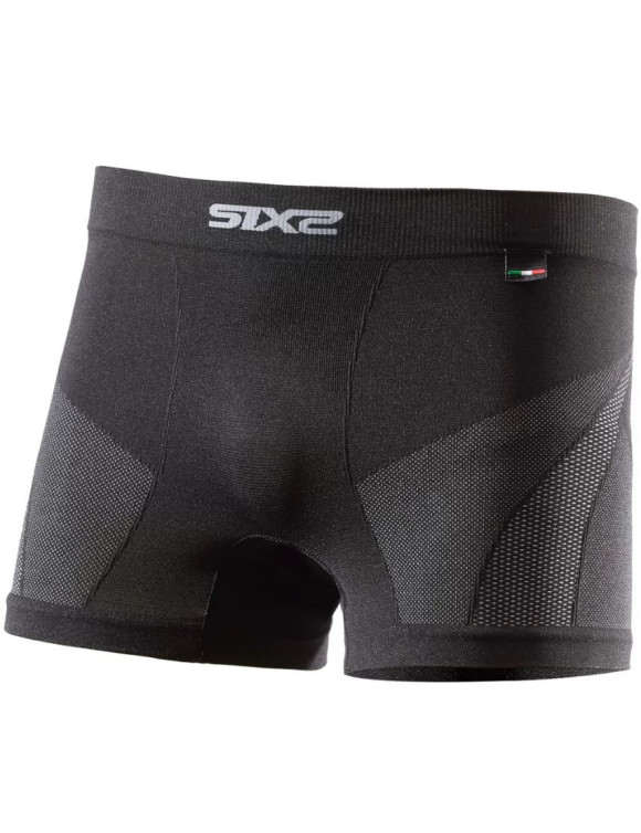 Men's Technical Underwear Boxer 4 Seasons Six2 V2 Black Carbon BOX-V2