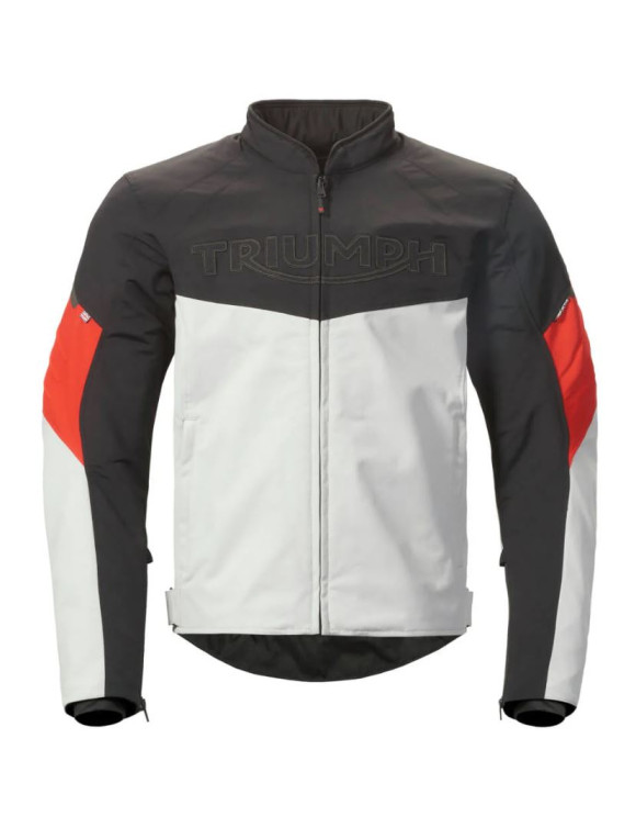 Blouson moto Triumph Triple Roadster Homme Noir/Rouge/Gris MTES24002