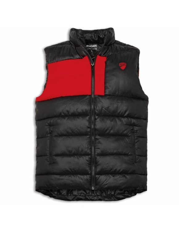 Chaleco original Ducati Street para hombre negro/rojo 98771114 - 1