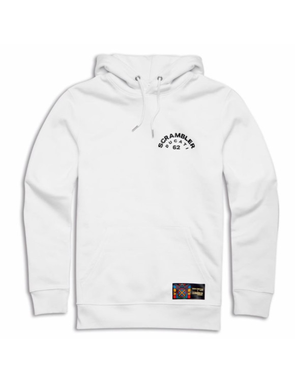 Original Ducati Energy Van Orton White Men's Sweatshirt 98771221 - 1
