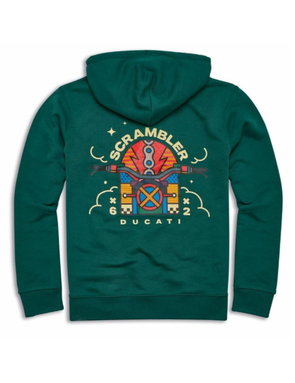 Original Ducati Energy Van Orton Grünes Herren-Sweatshirt 98771222 - 2