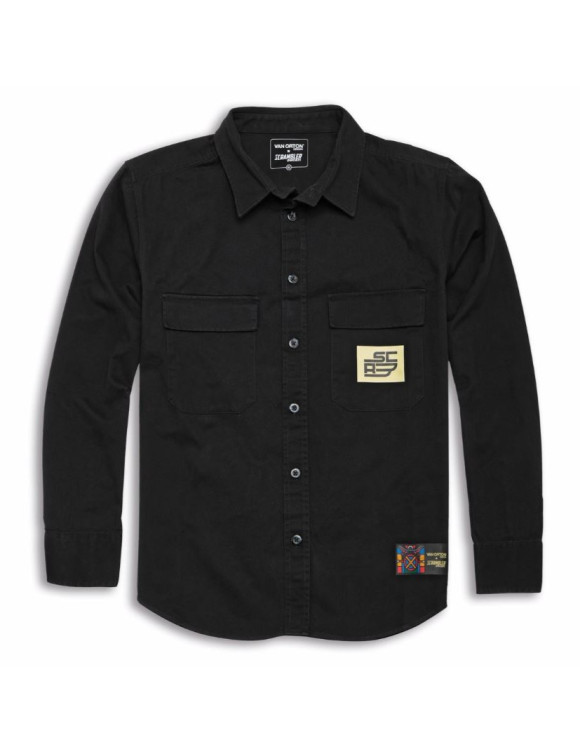 Camicia da Uomo Originale Ducati Energy Van Orton Black 98771228 - 1