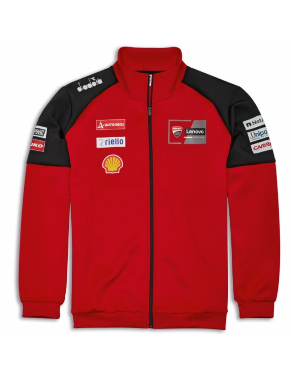 Sudadera unisex roja original Ducati GP Team Replica '24 98771143 - 1