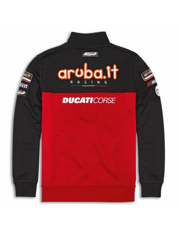 Original Ducati SBK Team Replica '24 Men's Sweatshirt Black/Red 98771238 - 2