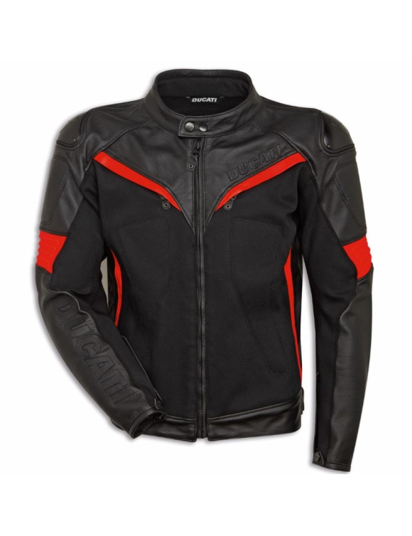 Original Ducati Fighter C2 Black/Red Men's Motorcycle Jacket9810747 - 1