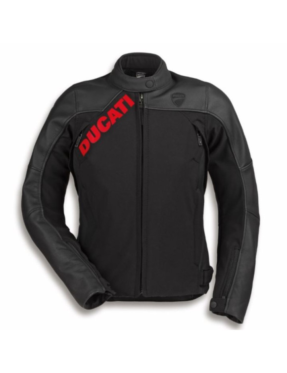 Veste de moto originale Ducati Logo C1 noire pour femme 9810905