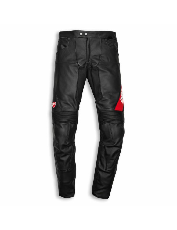 Original Ducati Company C4 Black Men's Leather Motorcycle Pants 9810731