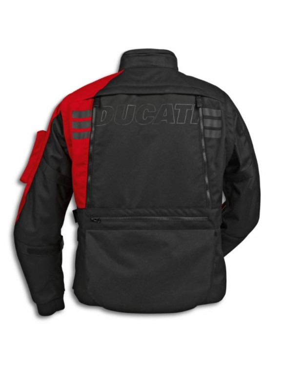 Giacca Moto da Uomo Originale Ducati Explorer Black/Red 98108818 - 2