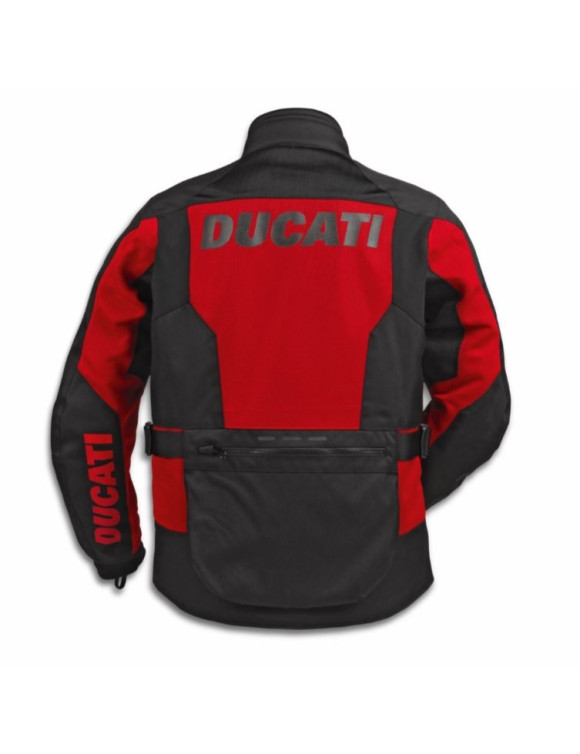 Original Ducati Tour Summer C1 Men's Motorcycle Jacket Black/Red 98109110 - 3