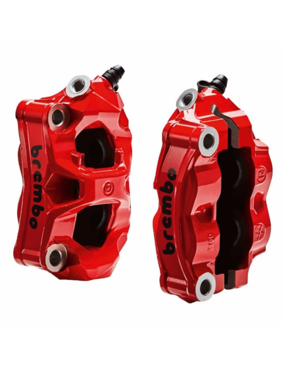Pinzas de freno delanteras rojas Ducati Diavel V4, V4 Bentley 96180861AB - 1