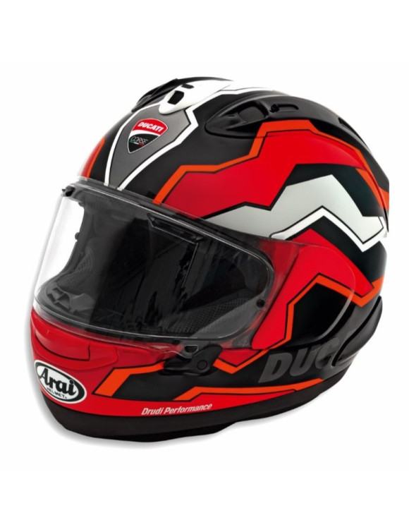 Original Ducati Corse V8 Black/Red Full Face Motorcycle Helmet 98108853