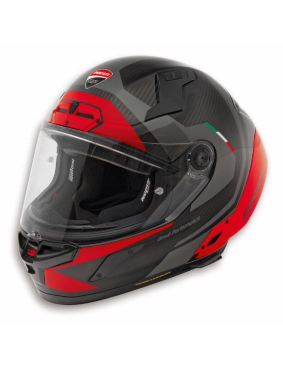 Original Ducati Speed ​​Evo V2 Black/Red Full Face Motorcycle Helmet98108841