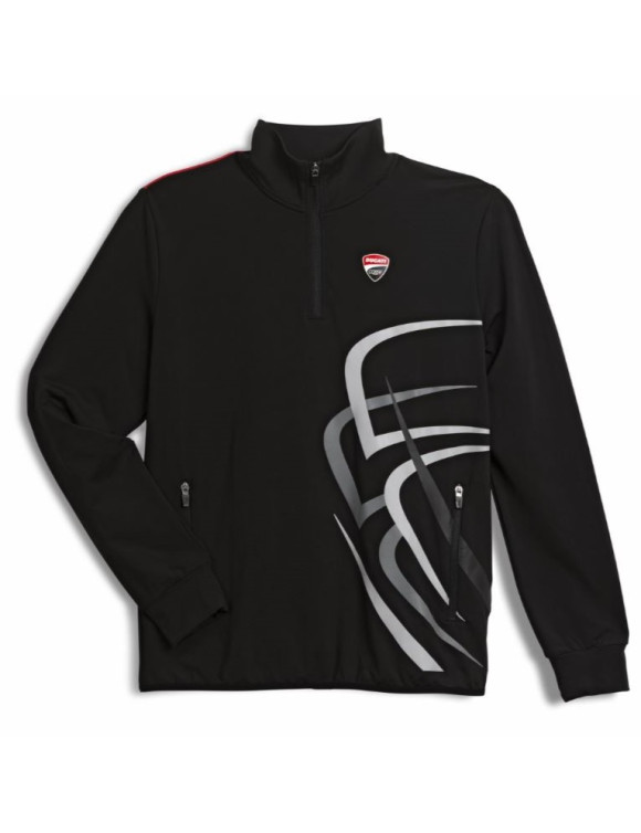 Original Ducati Fitness Schwarzes Herren-Sweatshirt98770797 - 1