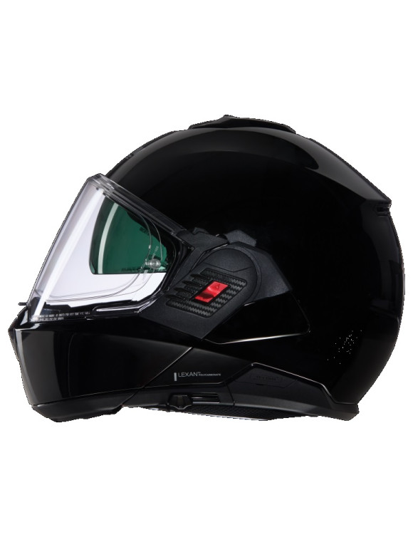 Nolan N120-1 Classic 301 Glossy Black Modular Motorcycle Helmet N1F000007301